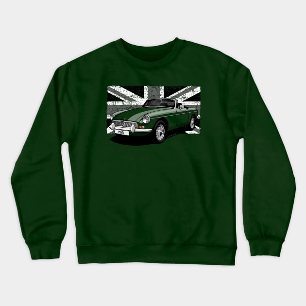 The coolest british classic roadster! Crewneck Sweatshirt by jaagdesign